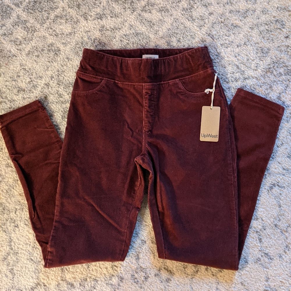 NWT UpWest Cozy Cord Leggings XS